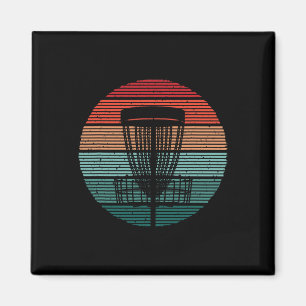 Aimant Frisbees de golf vintage pour femmes et hommes de