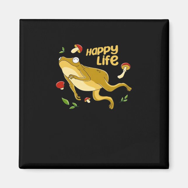 Aimant Frog Happy Essential Minimal Design (Devant)