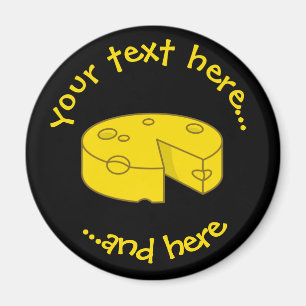 Aimant Fromage jaune