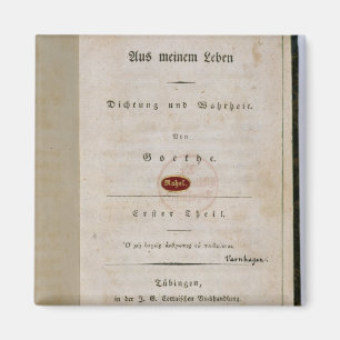 Aimant Frontispice de 'hors de ma vie