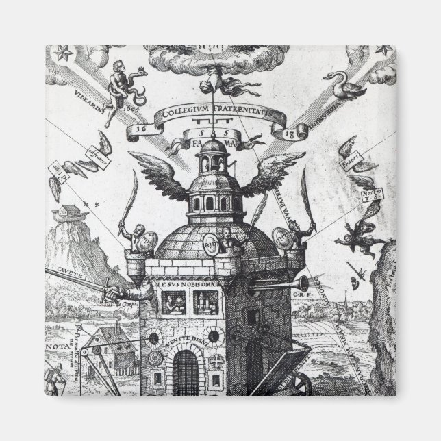 Aimant Frontispiece 'Collegium Fama Fraternitatis' (Devant)