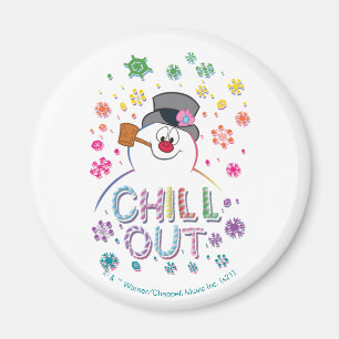 Aimant Frosty the Snowman™ Couleurs arc-en-ciel "Refroi