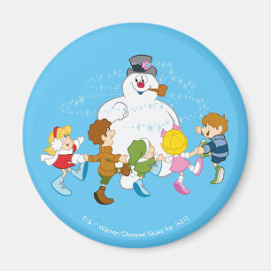 Aimant Frosty the Snowman™   Frosty & Enfants Jouer