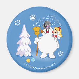 Aimant Frosty the Snowman™   Frosty & Karen Winter Fun