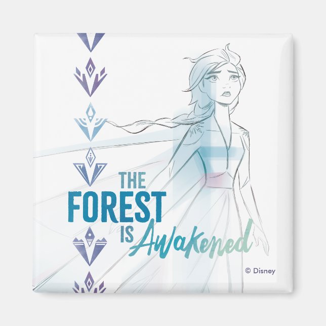 Aimant Frozen 2 : La Forêt Est Éveillée (Devant)