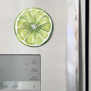 Aimant Fruit de lime verte citrus