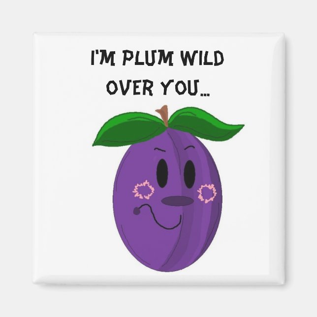 Aimant Fruit De Plum Sucré Dit (Devant)