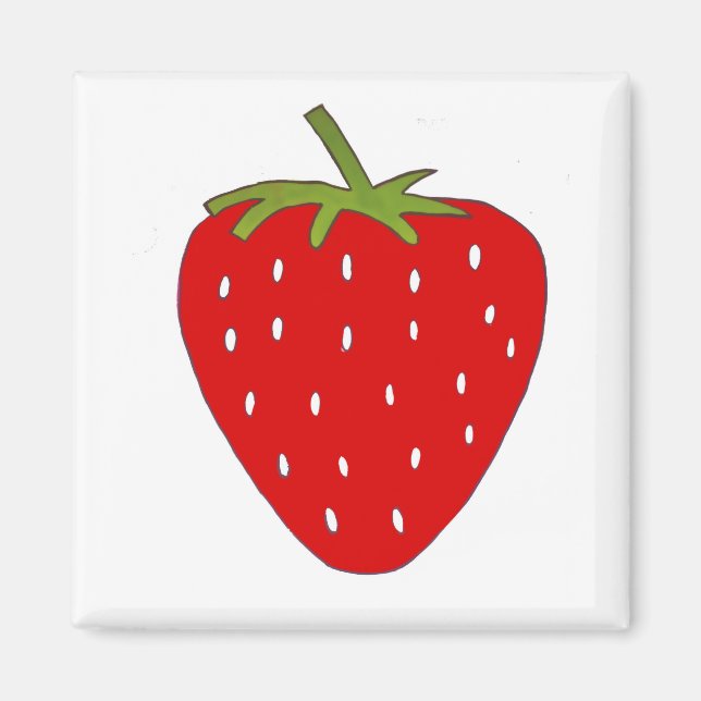 Aimant Fruit fraise (Devant)