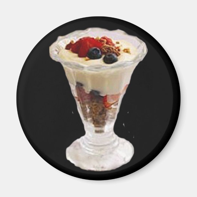 Aimant Fruit italien Sundae (Devant)