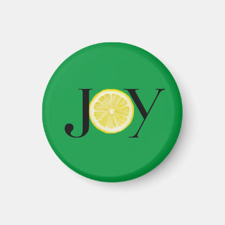 Aimant Fruits de l'Esprit Lemon Slice "Joy" Green Magne