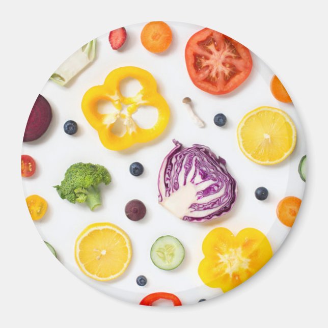 Aimant Fruits et légumes (Devant)