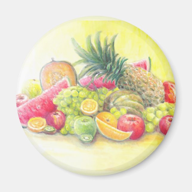 Aimant Fruits heureux (Devant)