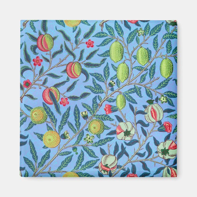 Aimant Fruits ou grenade de William Morris (Devant)