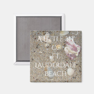 Aimant Ft. Lauderdale Beach Sand and Shells