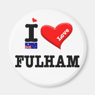 Aimant FULHAM - I Love