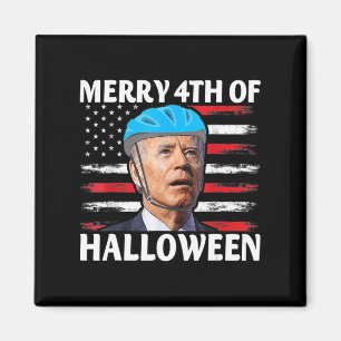 Aimant Fun Biden Dazed Joyeux Juillet Joyeux Halloween Bi
