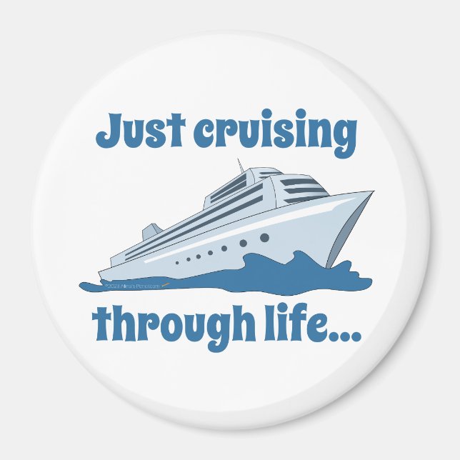 Aimant Fun Cruise Ship Cruise Stateroom Porte Marker (Devant)