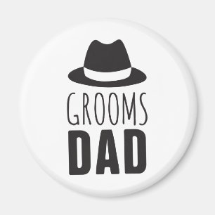 Aimant Fun Grooms Papa Groomsman Cadeau Mariage de la fêt