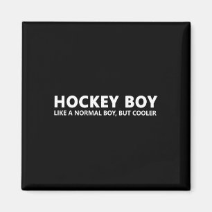 Aimant Fun Hockey Son Hockey Sur Glace Garçon