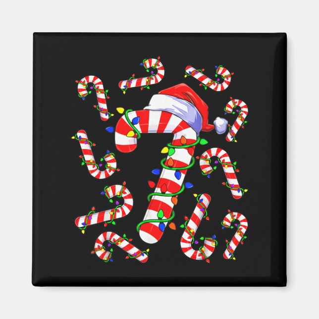 Aimant Fun Six Seven 6 7 Meme Design Couples Christmas Ca (Devant)