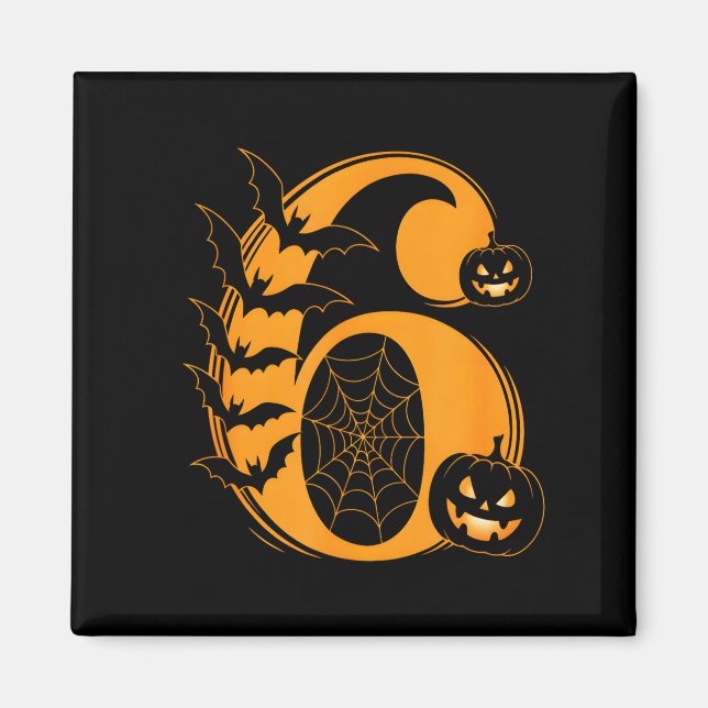 Aimant Fun Six Seven 6 7 Meme Design Couples Halloween  (Devant)