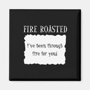 Aimant Fun Taco Sauce Group Costume d'Halloween Feu chaud