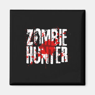 Aimant Fun Zombie Hunter Design Pour Garçons Filles Hallo