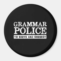 Funky Anglais enseignant Grammar Police