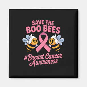Aimant Funky Bees Ghost Boo Cerveau Cancer Sensibilisatio