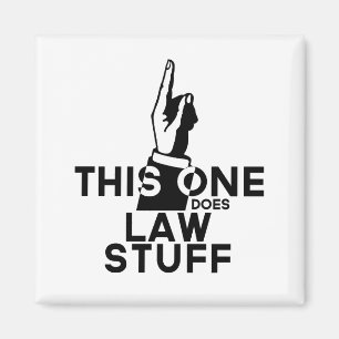 Aimant Funky Law Vintage - Avocat Paralegal Celui-ci