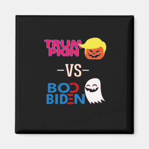 Aimant Funky Trumpkin Vs Boo Biden Classe Design Hallowee