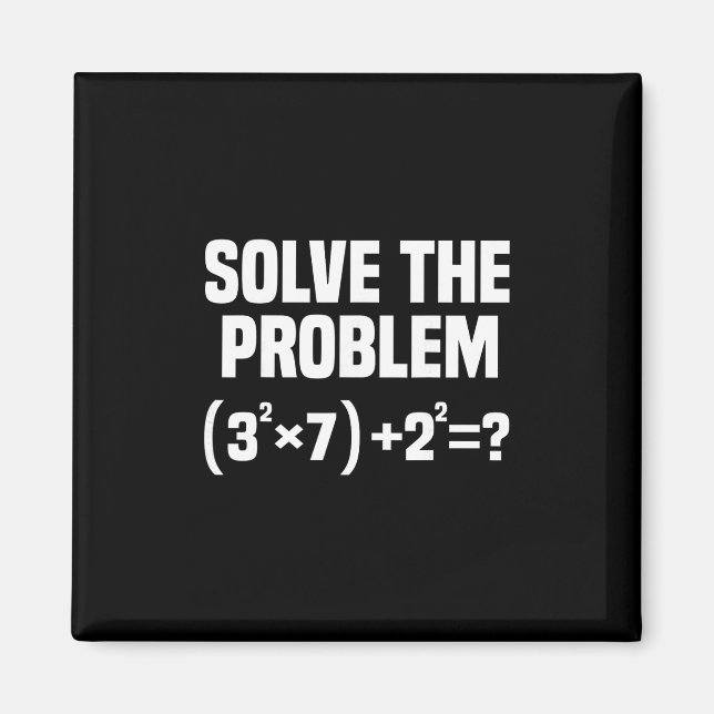 Aimant Funny 67 Meme Math Six Seven Teacher Brainrot Joke (Devant)