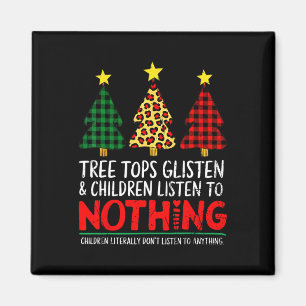 Aimant Funny Arbres De Noël Humour Parent Pour Les Enseig