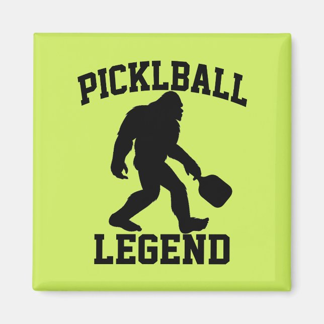 Aimant Funny Bigfoot Pickleball Legend (Devant)
