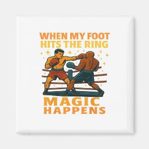 Aimant Funny Boxer Boxer Fighter Sarcastic Humours Cadeau
