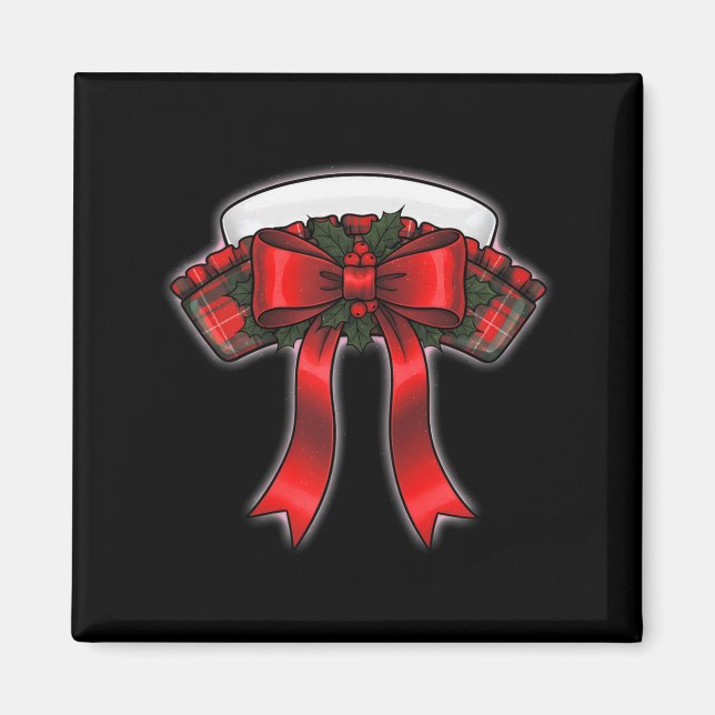 Aimant Funny Christmas Nurse Nursing Cap Women Girls  (Devant)