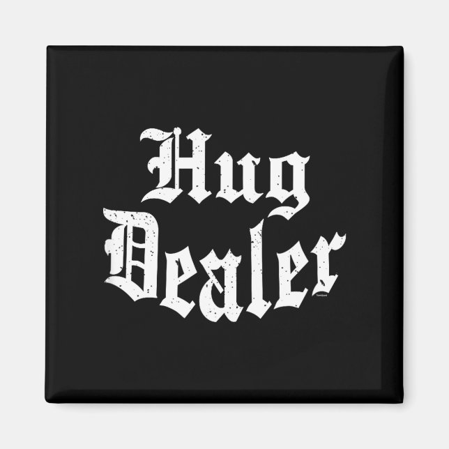 Aimant Funny Cute Sensitive Feet Hug Merchant Valentine's (Devant)