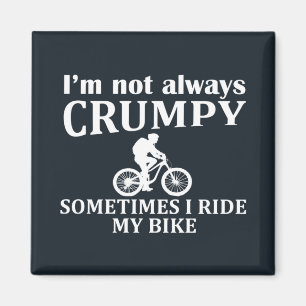 Aimant funny cycling quotes