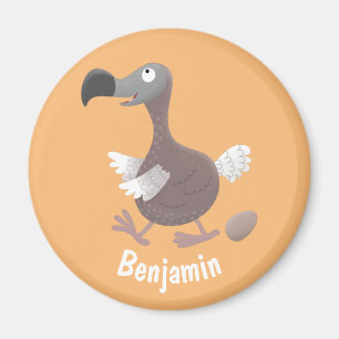 Aimant Funny dodo bird cartoon illustration