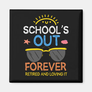 Aimant Funny Enseignant préscolaire École de retraite R