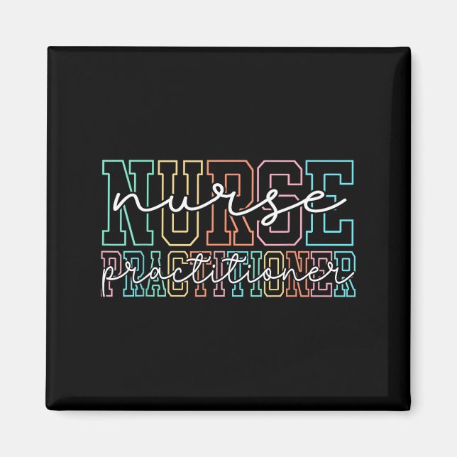 Aimant Funny Family Nurse Practitioner Np Nursing Day Nur (Devant)