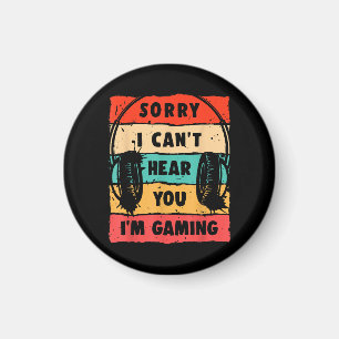 Aimant Funny Gamer Shirt pour Ados garçons Jeu vidéo pour