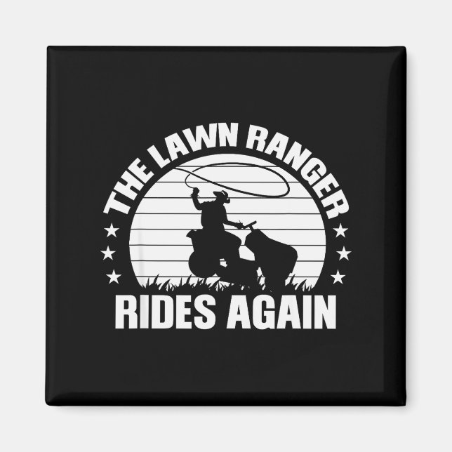 Aimant Funny Garden And Mow Fields Sayings The Lawn Range (Devant)