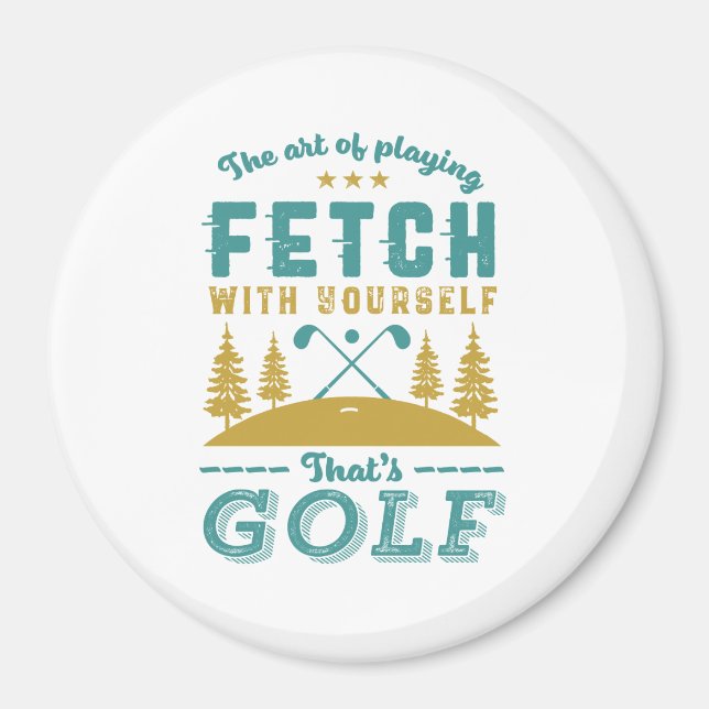 Aimant Funny Golf Player Citation Golfers Love Golfing Sp (Devant)