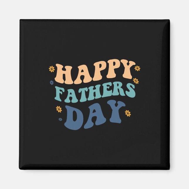 Aimant Funny Happy Fête des pères Père&# s Jour du Fils  (Devant)