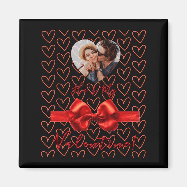 Aimant Funny He S My Valentine Womens  (Devant)