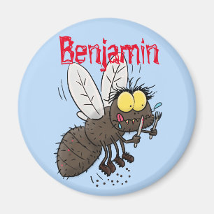 Aimant Funny horsefly insect cartoon
