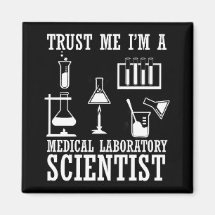 Aimant Funny laboratoire médical technicien scientifique