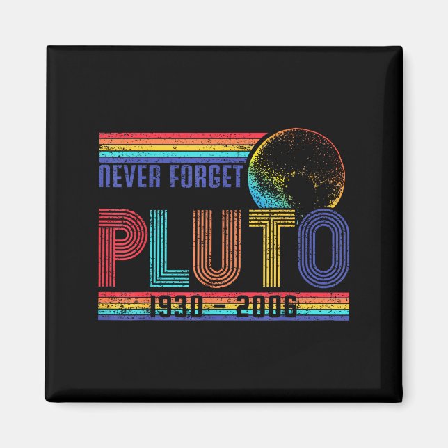 Aimant Funny Never Forget Memorial Space Science Astronom (Devant)