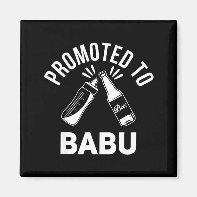 Aimant Funny New Grandpa Pregnancy Announcement Promoted  (Devant)